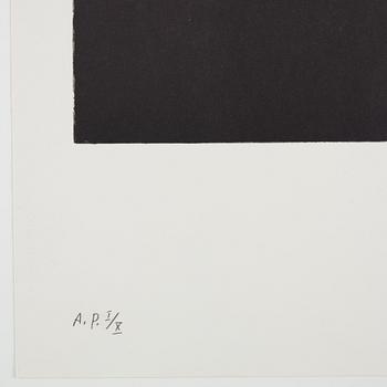 Jan Håfström, handcoloured litograph, signed and dated 2008. Numbered A.P. I/X.