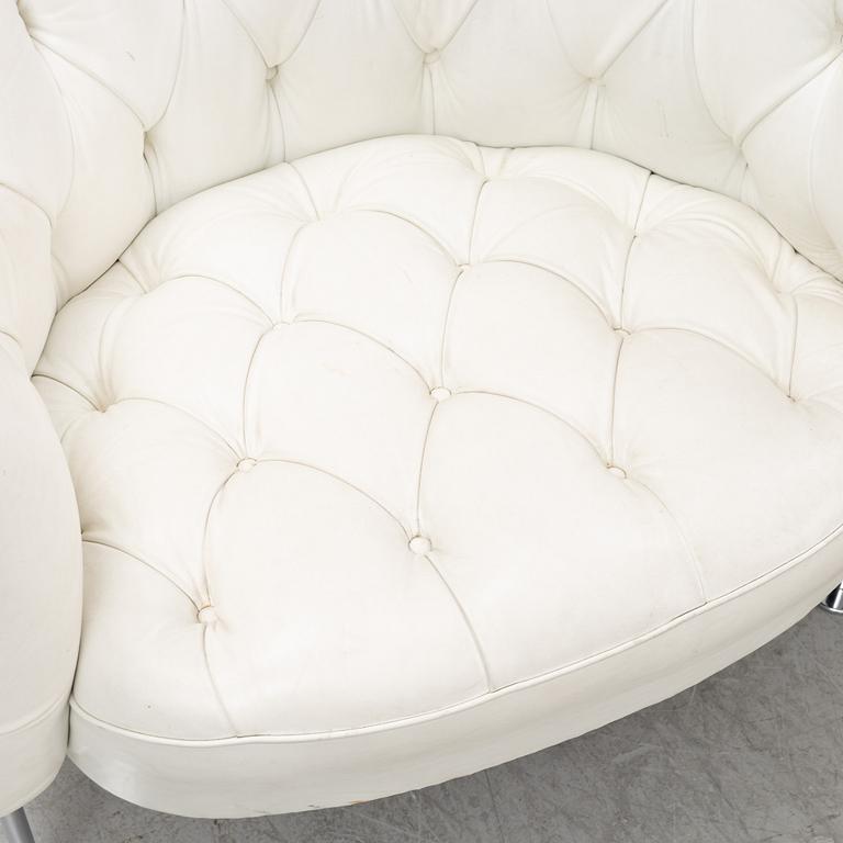 Trix & Robert Haussmann, a pair of armchairs, RH 310, De Sede, 1960s.
