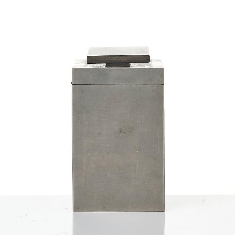 Guldsmedsaktiebolaget (GAB), tobacco jar and bowl, Stockholm, 1930s.