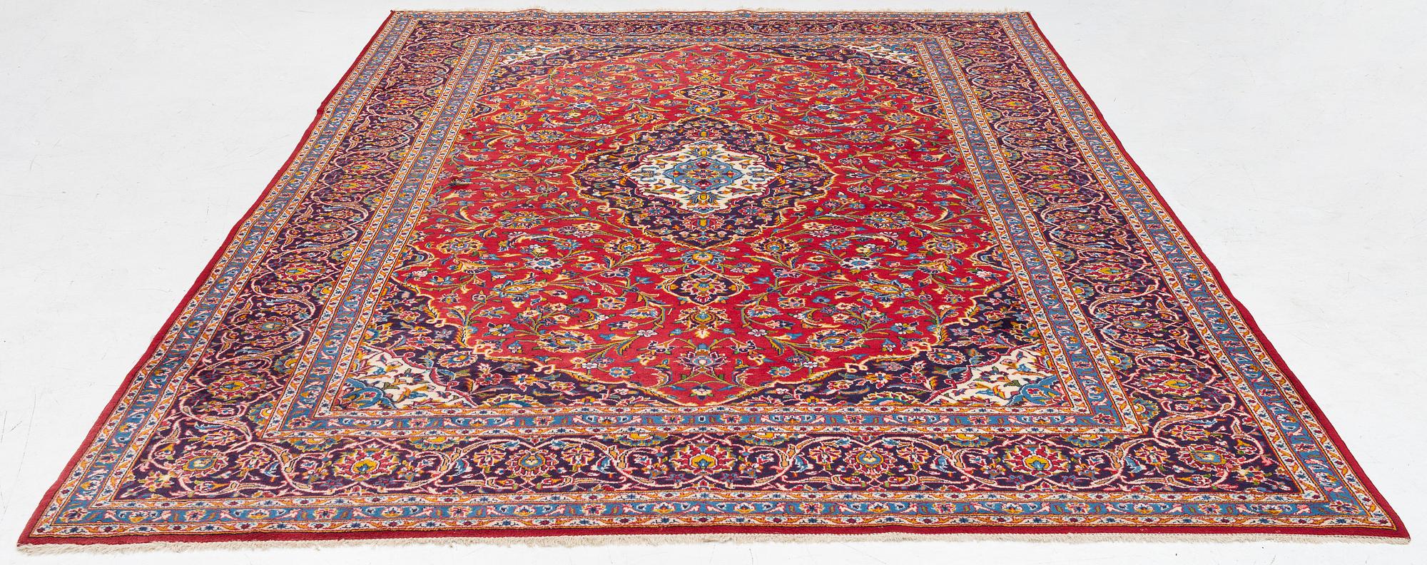 Carpet, Keshan, approx. 360 x 250 cm.