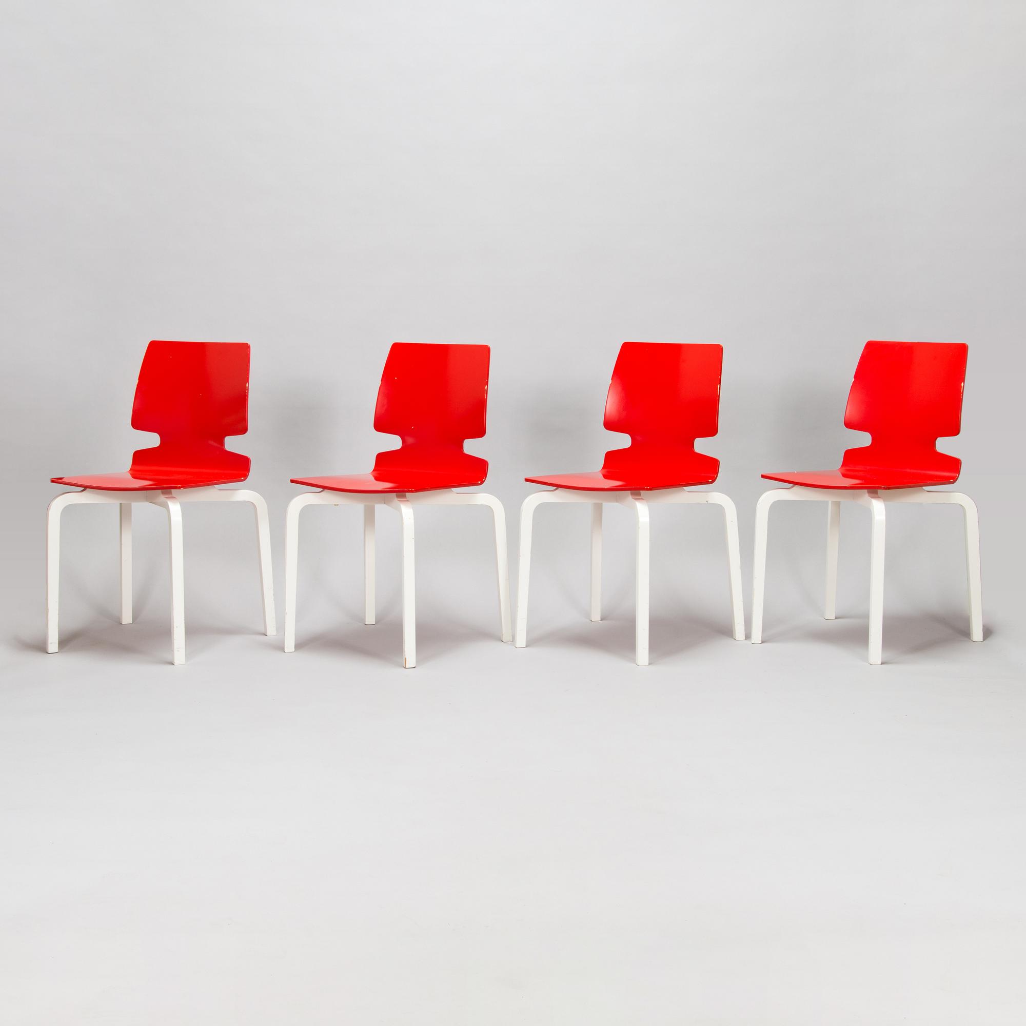 Harri Koskinen, stolar, 4 st, HK 001, "Lento", Artek. Formgiven 2006/ 2009.