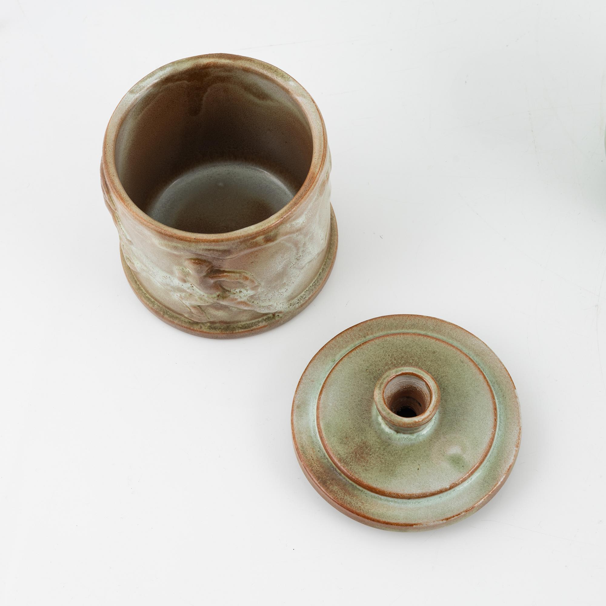 Upsala Ekeby, keramik, 7 delar, 1900-talets mitt.