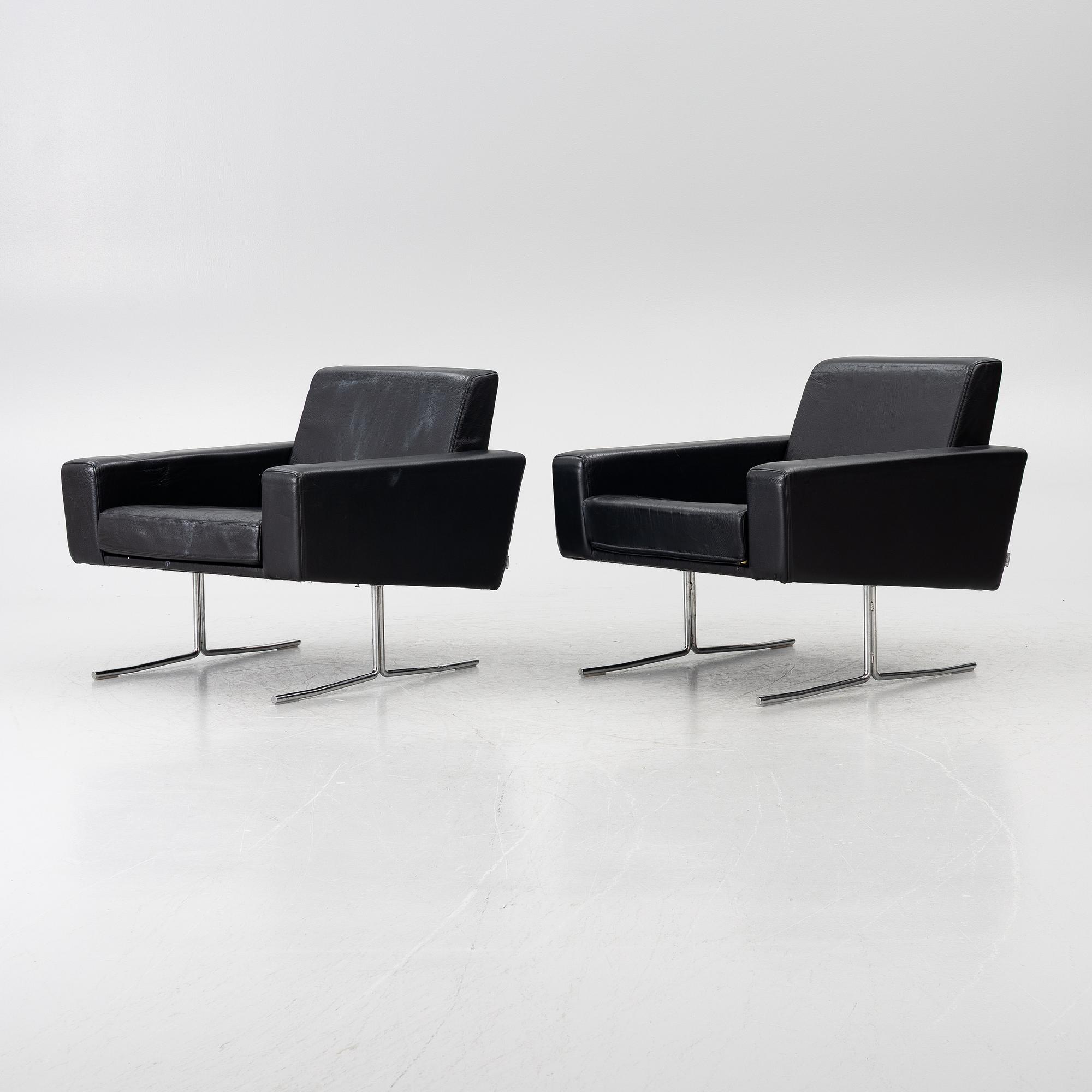 Armchairs, a pair, Danerka, Denmark.