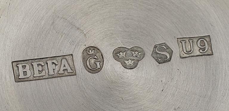 PARTI SILVER, 10 st, silver, bland annat BEFA Guld & Silverfabrik AB. Vikt 452g.