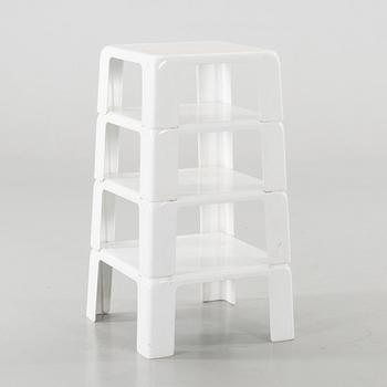 Set of 4 Gatti nesting tablesby Mario Bellini for C & B Italia. 1960's.