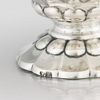 An Italian Sugar Bowl With Cover, Torino, first half of the 19th century.