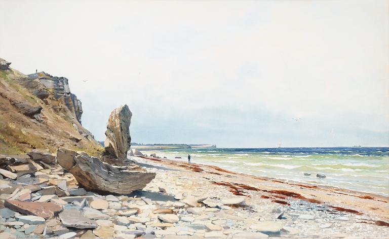 Anna Palm de Rosa, View over Högklint from Kopparsvik, Gotland.