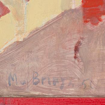 MAJ BRING, panel, signed Maj Bring and dated -56.