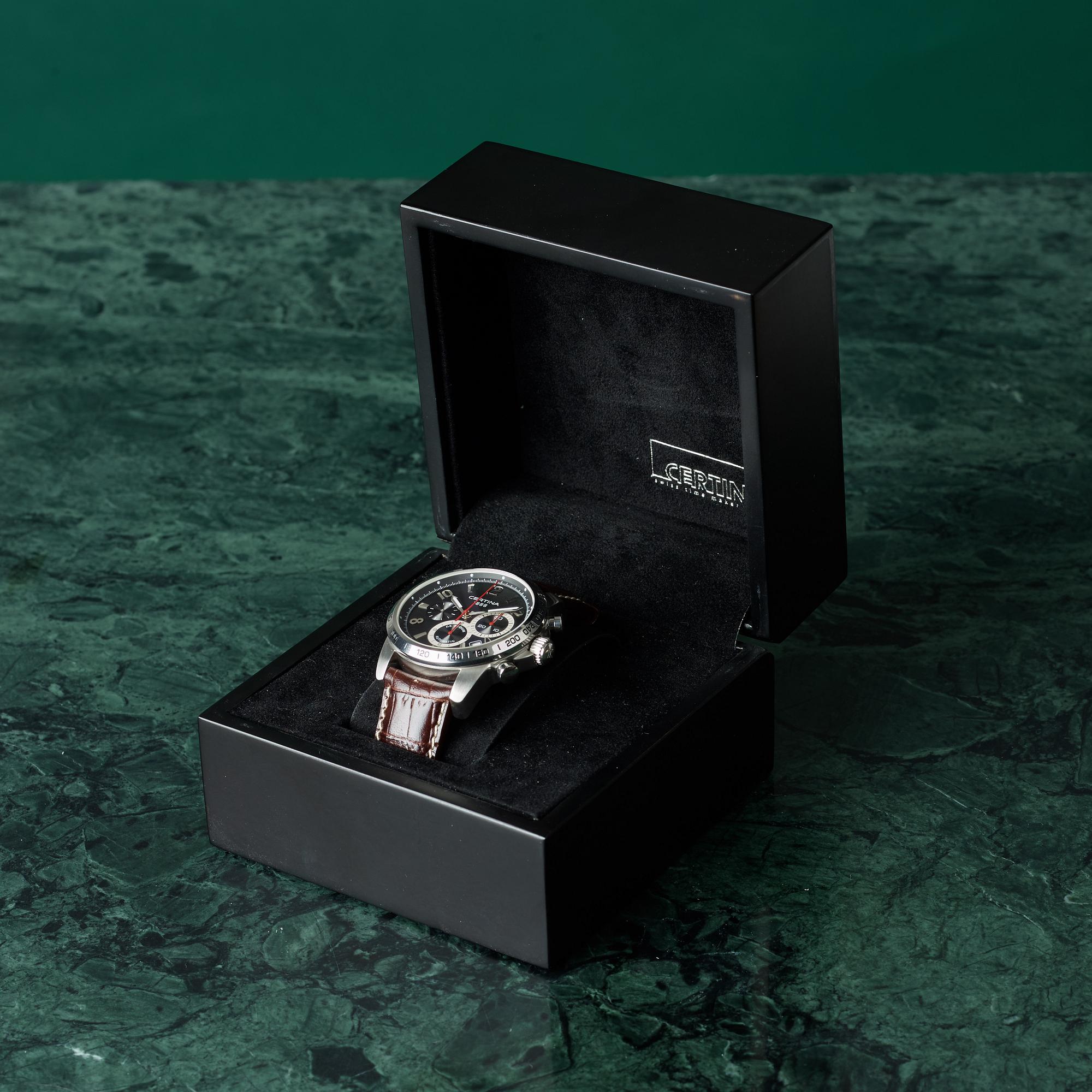 CERTINA, DS Podium, "Tachymeter", kronograf, armbandsur, 44 mm,