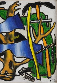 Fernand Léger, "Composition à l'oiseau, esquisse".
