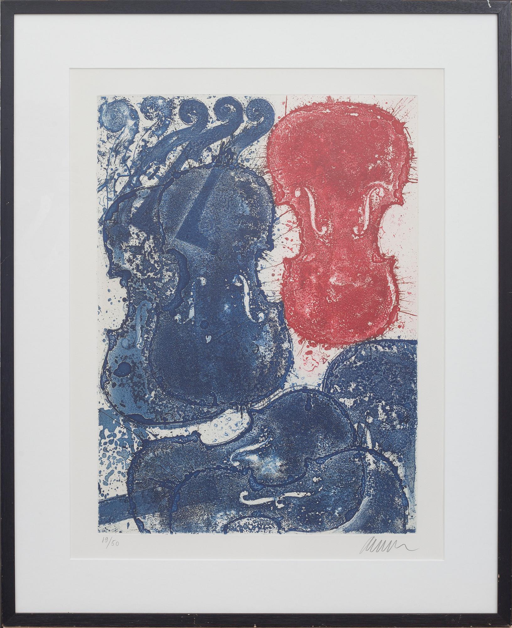 FERNANDEZ ARMAN, färgetsning, signerad och numrerad 19/50.