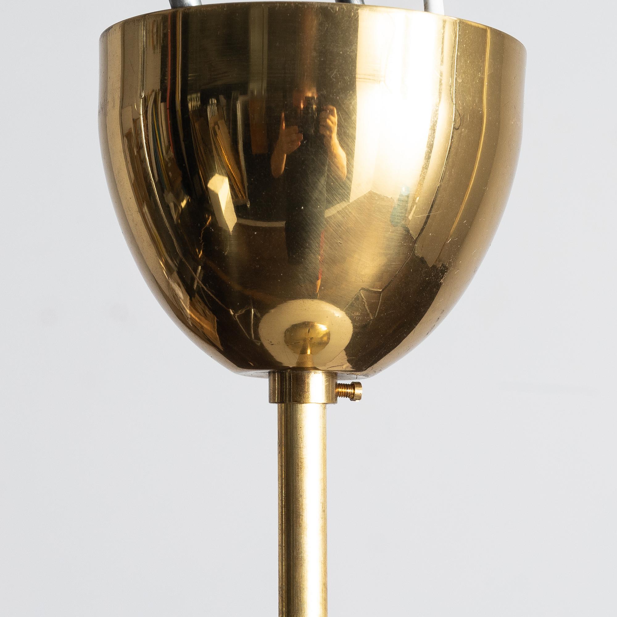 Harald Notini, a Swedish Modern ceiling lamp, 1940s.