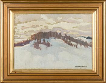 Väinö Hämäläinen, olja på duk, signerad och otydligt daterad.