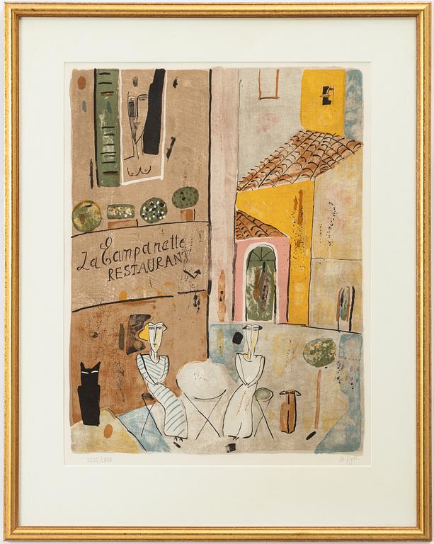 Madeleine Pyk, "Restaurant La Campanette".