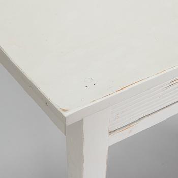 A Gustavian style table, early 20th century.