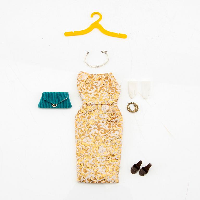 Barbie clothes 4 sets,Ken clothes 1 set,vintiage including "Golden Girl" Mattel 1959-62, "Undergarments" Mattel 1959-62.