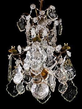 LJUSKRONA, barockstil, 1900-talets första hälft. Höjd ca 80 cm.