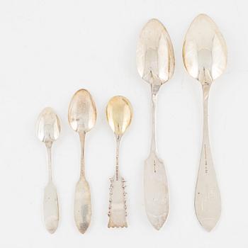 Silver Spoons, including model 'Tornedal' (52 pieces).
