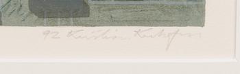 KRISTIAN KROKFORS, lithograph, signed and dated -92, numbered 47/50.