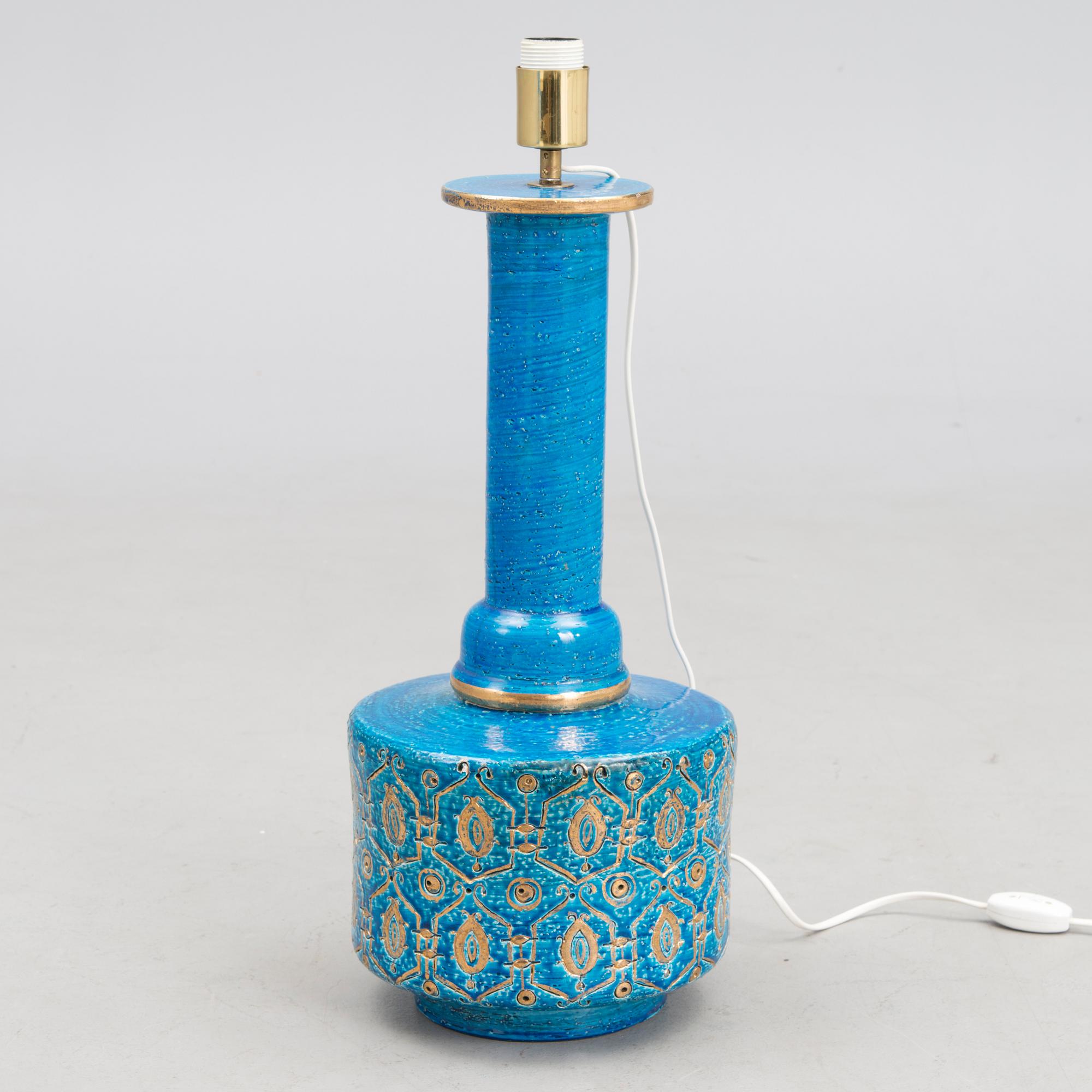 ALDO LONDI, BORDSLAMPA, keramik, Bitossi, Italien 1961-63.
