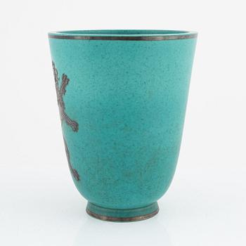 Wilhelm Kåge, an 'Argenta' stoneware vase, Gustavsberg.