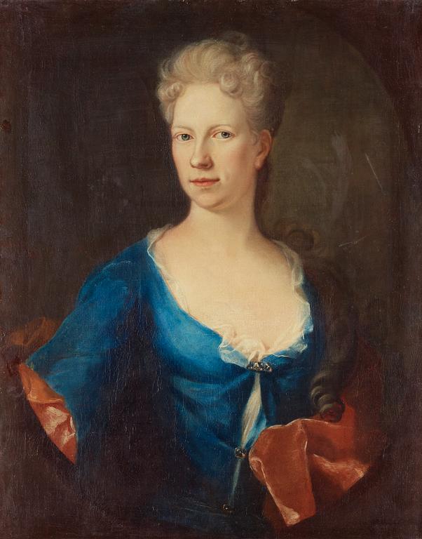 David von Krafft Attributed to, "Margareta Åkerhielm" (1677-1721).