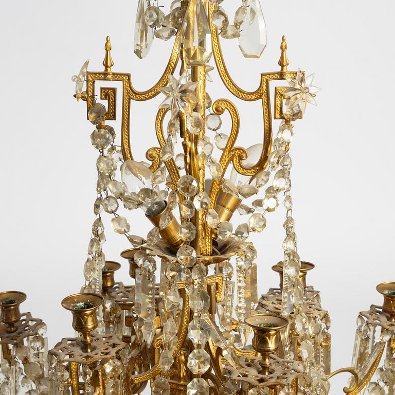 A late 19th century chandelier.