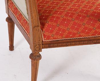 KARMSTOL, Louis XVI-stil.