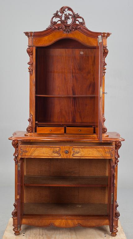 SPEGELSKÅP, nyrokoko, 1800-tal.