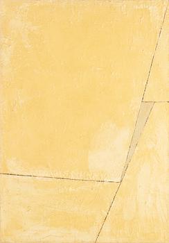 240. Albert Johansson, Geometric decoration on a yellow fund.