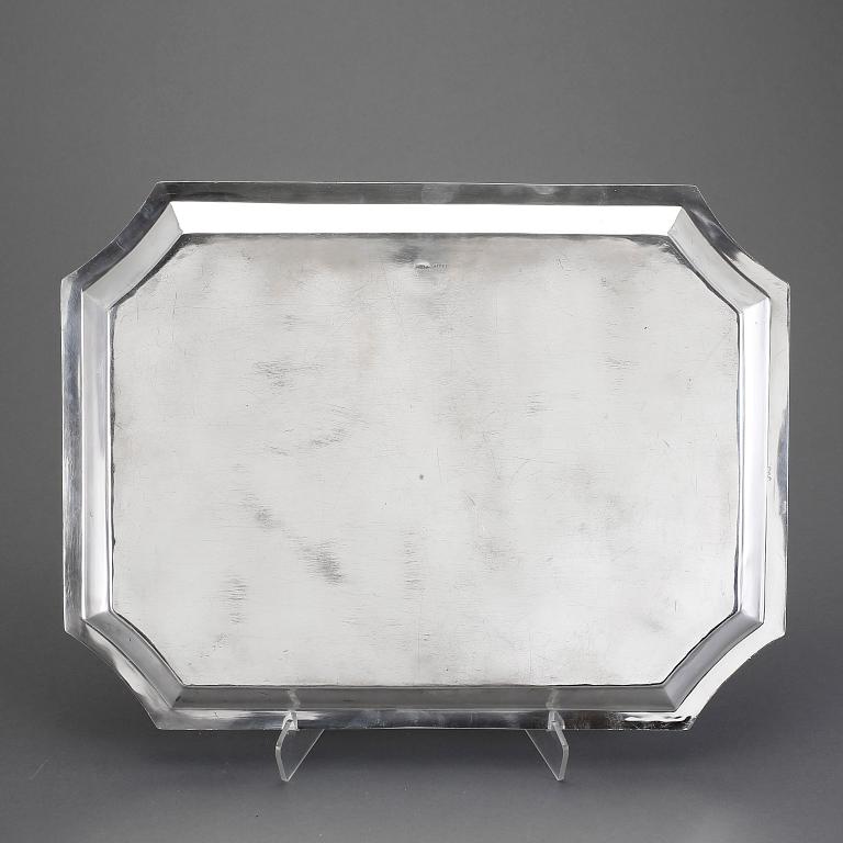 BRICKA, silver, Tyskland, CG Hallberg, 1912. 1502 gram.