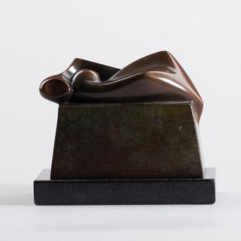BIRGITTA ARA, skulptur, brons och sten, signerad och numrerad 2/6.