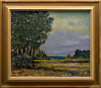 EINARI UUSIKYLÄ, öljy kankaalle, signeerattu ja päivätty 1953.