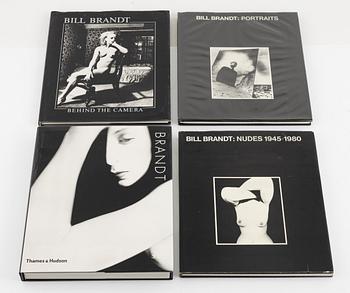 Bill Brandt, collection of photo books, eight volumes.