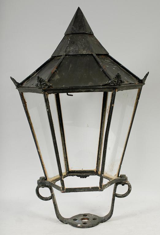 VÄGGLYKTA, plåt, 1800-tal.