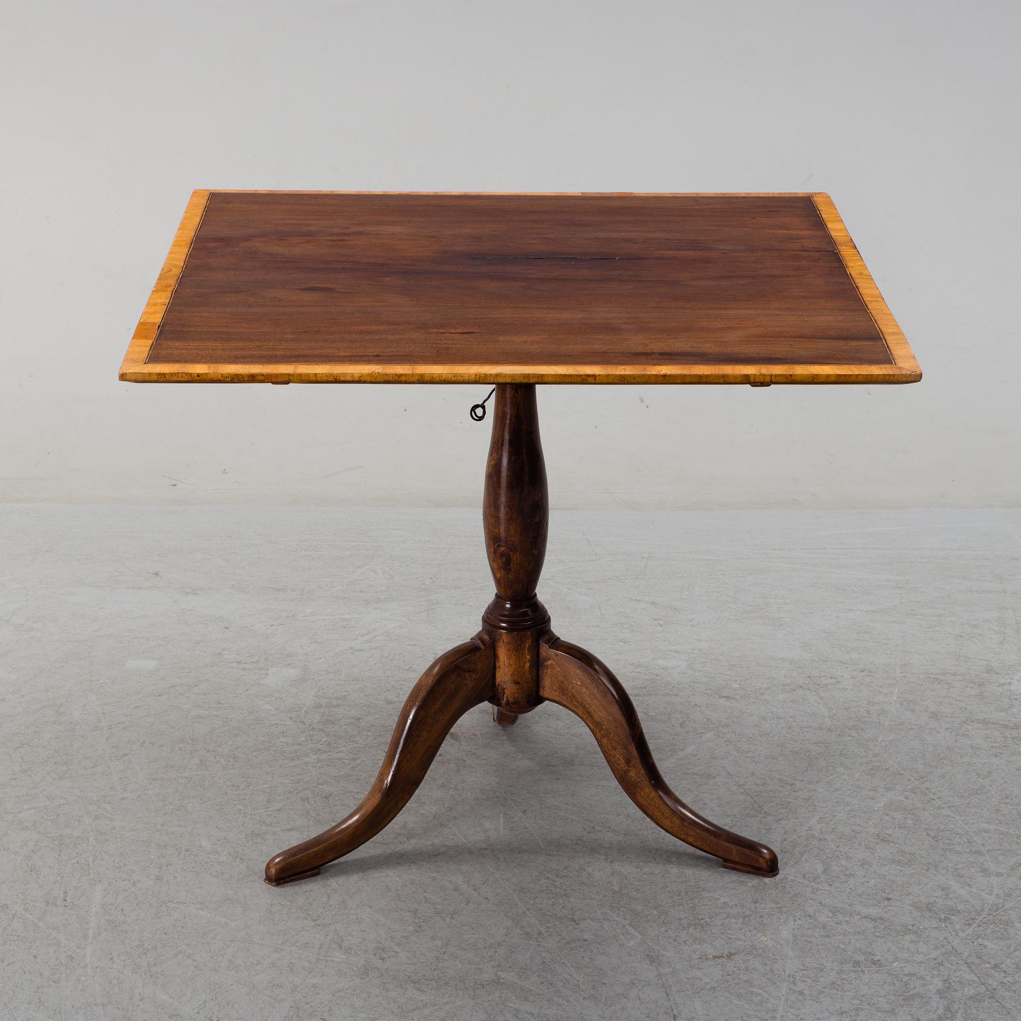 An early 20th century table.