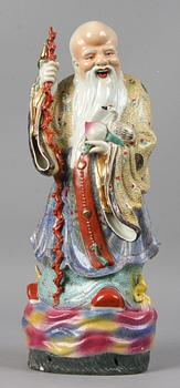 FIGURER, 3 st, porslin, Kina, 1900-tal.