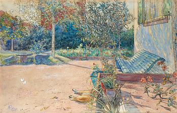 106. Carl Larsson, "Min gårdsplan".