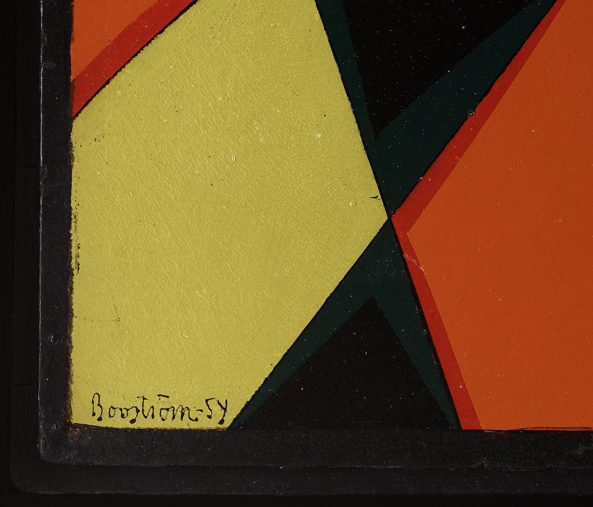 HARRY BOOSTRÖM, oil on panel, signed Booström and dated -54.