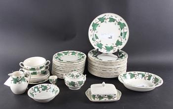 MATSERVIS, 43 delar, flintgods, "Napoleon Ivy", Wedgwood.