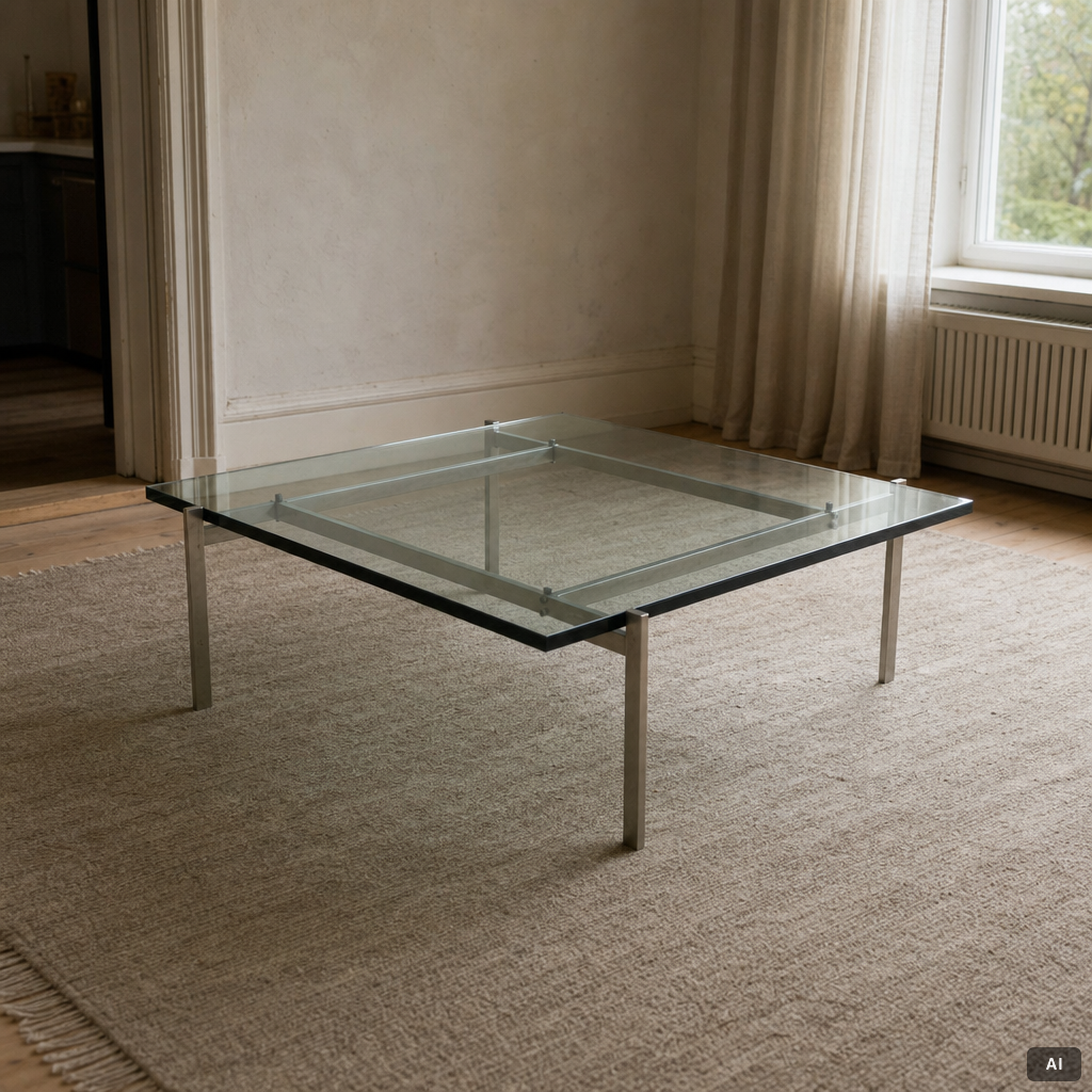 Poul Kjaerholm, Bord, "PK-61", Fritz Hansen, Danmark, 2007.