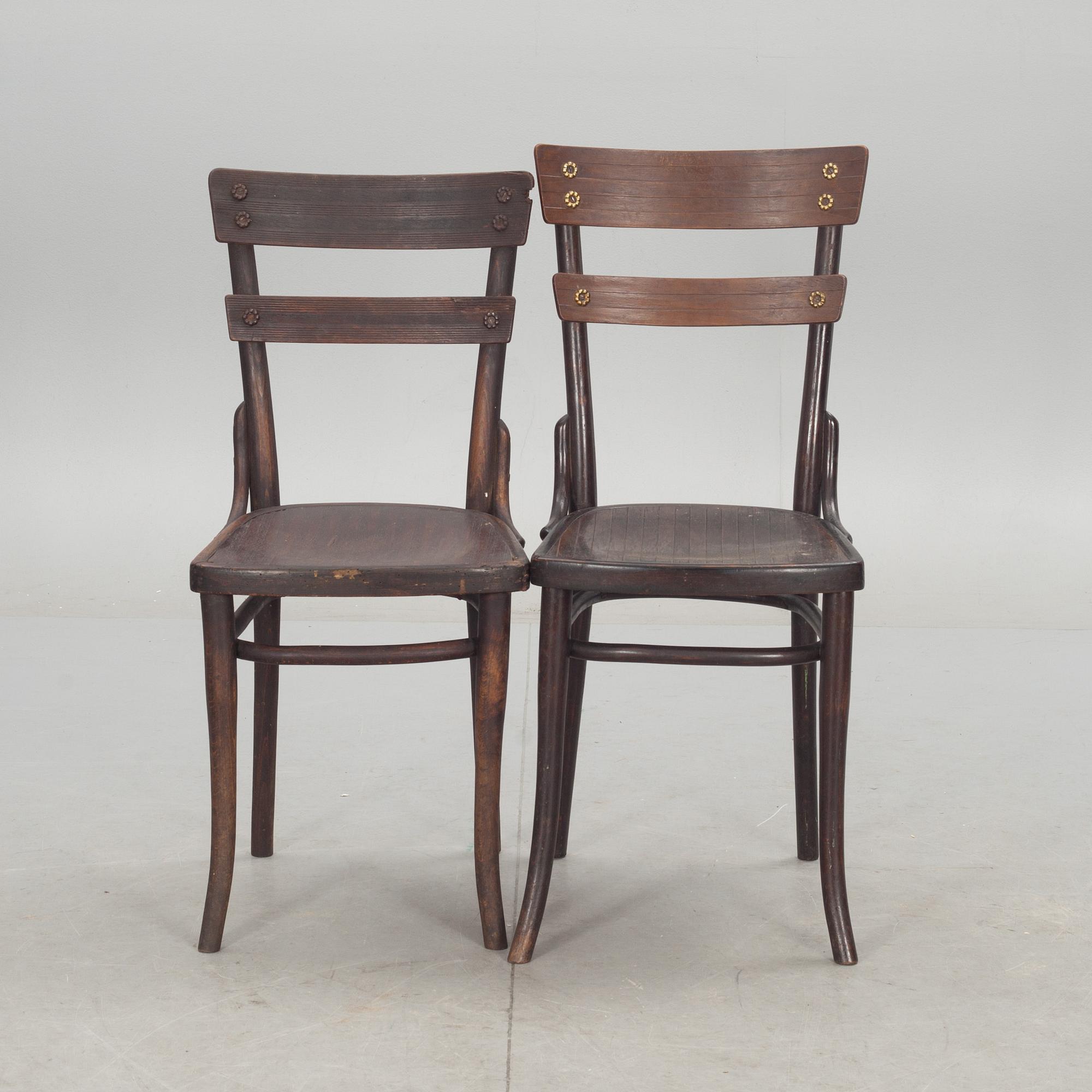 STOLAR, 6 st. Thonet, Wien. 1900-talets början.