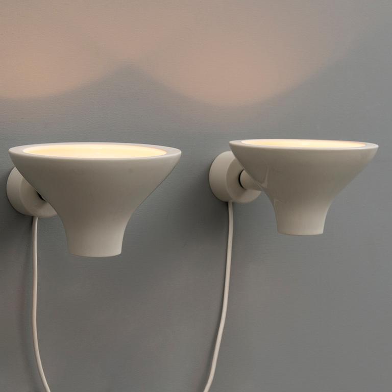 A pair of wall sconces for Byrolights, 2006.