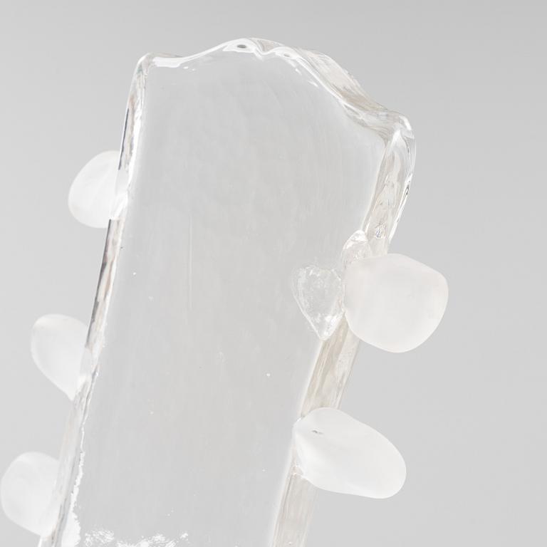 Kjell Engman, skulptur, glas, "Gitarr", Kosta Boda Unique.