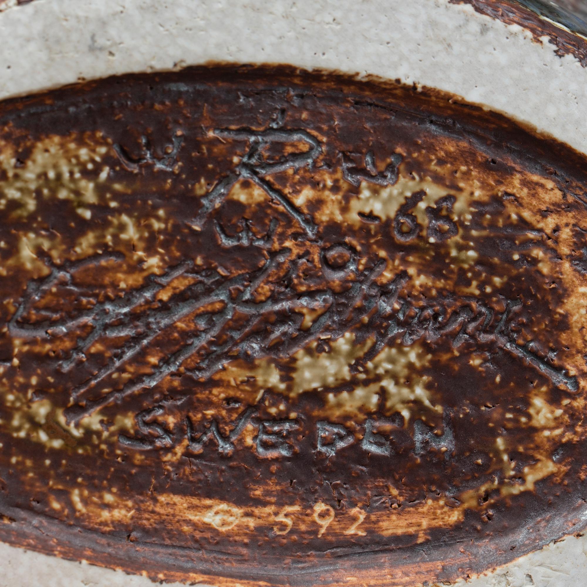 CARL-HARRY STÅLHANE, a signed stoneware vase.