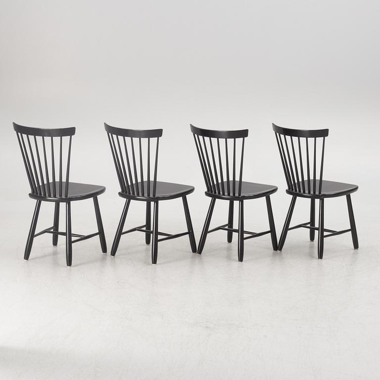 Carl Malmsten, a set of four 'Lilla Åland' chiars, Stolab.