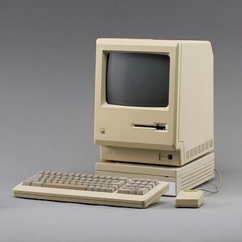 BÄRBAR DATOR, Macintosh Plus 1Mb, separat hårddisk 20SC.