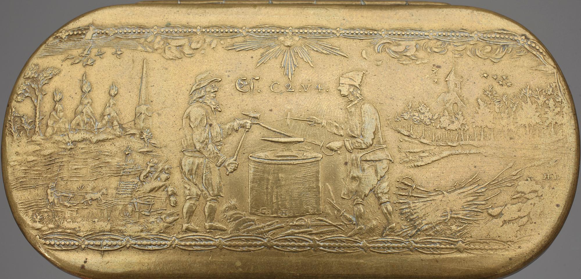PARTI MÄSSING, 11 delar, 1700-1800-tal.