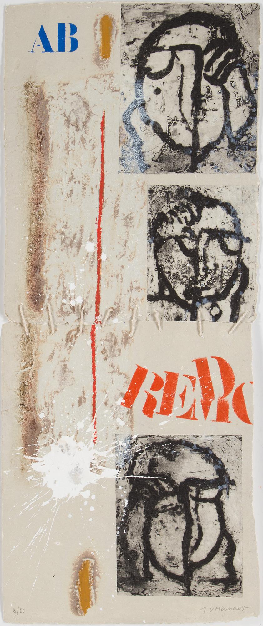 JAMES COIGNARD, Mapp med 8 st carborundum, "Regards sur l'oeuvre gravé", signerade och numerade 3/60.