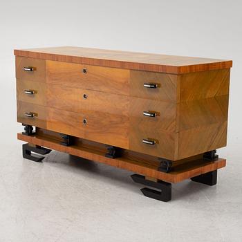 An Art Deco dresser from KM möbler, 1930s.